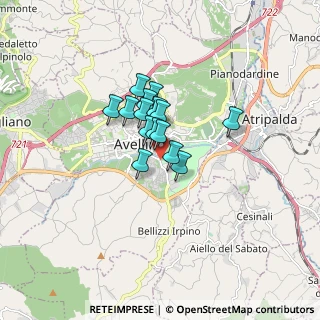 Mappa Via Papa, 83100 Avellino AV, Italia (1.05867)