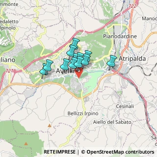 Mappa Via Papa, 83100 Avellino AV, Italia (1.10833)