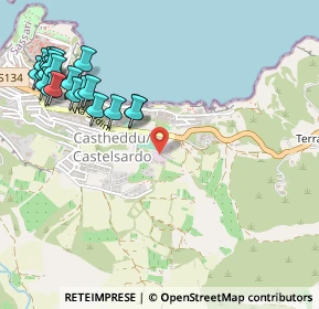 Mappa Via Amsicora, 07031 Castelsardo SS, Italia (0.705)