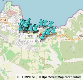 Mappa Via Amsicora, 07031 Castelsardo SS, Italia (0.38929)