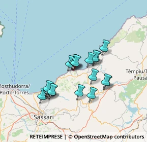 Mappa Via Amsicora, 07031 Castelsardo SS, Italia (12.1015)