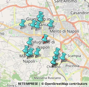 Mappa 80018 Mugnano di Napoli NA, Italia (1.86444)