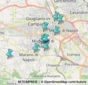 Mappa Via Melito, 80018 Mugnano di Napoli NA, Italia (1.64091)