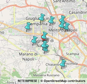Mappa Via Melito, 80018 Mugnano di Napoli NA, Italia (1.65)
