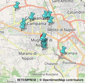 Mappa Via Armando Diaz, 80018 Mugnano di Napoli NA, Italia (1.755)