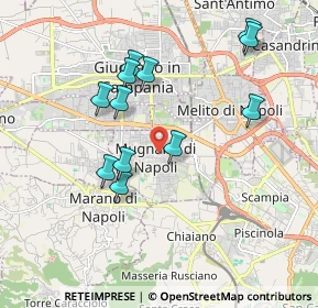 Mappa 80018 Mugnano di Napoli NA, Italia (1.9475)