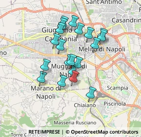 Mappa Via Melito, 80018 Mugnano di Napoli NA, Italia (1.5425)