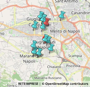 Mappa Via Armando Diaz, 80018 Mugnano di Napoli NA, Italia (1.44)