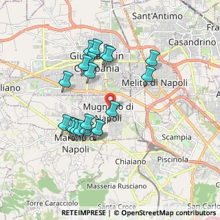 Mappa 80018 Mugnano di Napoli NA, Italia (1.828)