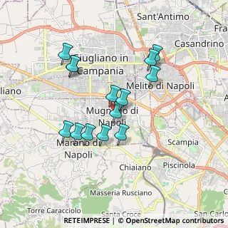 Mappa 80018 Mugnano di Napoli NA, Italia (1.705)