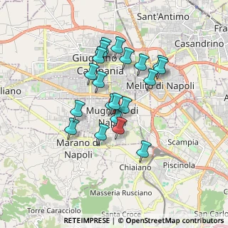 Mappa 80018 Mugnano di Napoli NA, Italia (1.5425)
