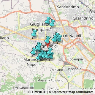 Mappa 80018 Mugnano di Napoli NA, Italia (1.2895)