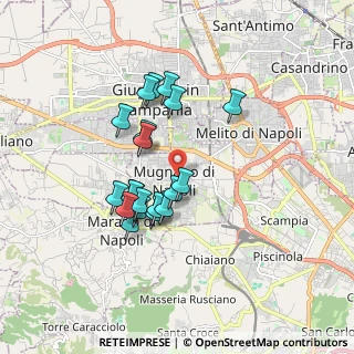 Mappa 80018 Mugnano di Napoli NA, Italia (1.604)