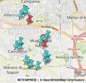 Mappa Via Melito, 80018 Mugnano di Napoli NA, Italia (1.1175)