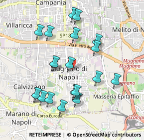 Mappa Via Armando Diaz, 80018 Mugnano di Napoli NA, Italia (1.037)