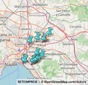 Mappa Via Alessandro Guidoni, 80038 Pomigliano d'Arco NA, Italia (7.16692)