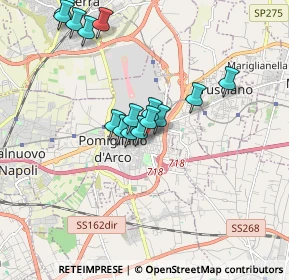 Mappa Via Alessandro Guidoni, 80038 Pomigliano d'Arco NA, Italia (1.73867)