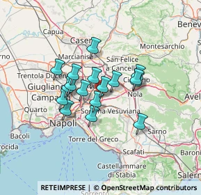 Mappa Via Alessandro Guidoni, 80038 Pomigliano d'Arco NA, Italia (10.30824)