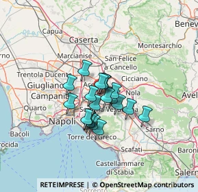 Mappa Via Alessandro Guidoni, 80038 Pomigliano d'Arco NA, Italia (8.9535)