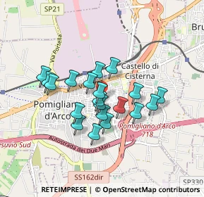 Mappa Via Alessandro Guidoni, 80038 Pomigliano d'Arco NA, Italia (0.7205)