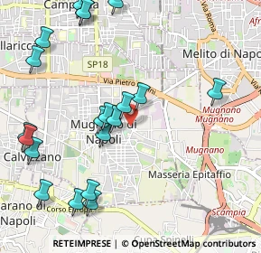 Mappa Via Machiavelli, 80018 Mugnano di Napoli NA, Italia (1.334)