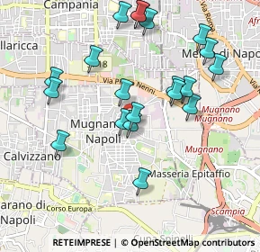 Mappa Via Machiavelli, 80018 Mugnano di Napoli NA, Italia (1.0555)
