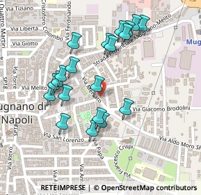 Mappa Via Machiavelli, 80018 Mugnano di Napoli NA, Italia (0.241)