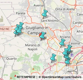 Mappa Via Machiavelli, 80018 Mugnano di Napoli NA, Italia (5.02385)