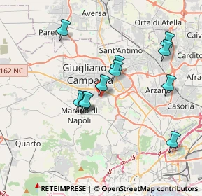Mappa Via Machiavelli, 80018 Mugnano di Napoli NA, Italia (3.57583)