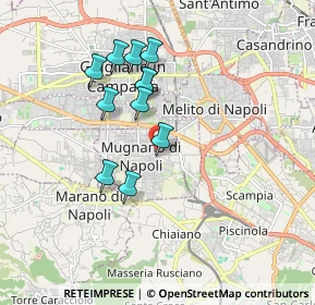 Mappa Via Machiavelli, 80018 Mugnano di Napoli NA, Italia (1.67182)