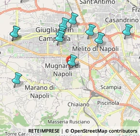 Mappa Via Machiavelli, 80018 Mugnano di Napoli NA, Italia (2.88786)