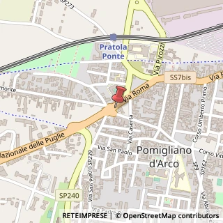 Mappa Via Roma, 46, 80038 Pomigliano d'Arco, Napoli (Campania)