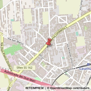 Mappa Corso Umberto I, 95, 80013 Casalnuovo di Napoli, Napoli (Campania)