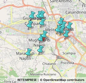 Mappa Via Mercato Ittico, 80018 Mugnano di Napoli NA, Italia (1.73333)