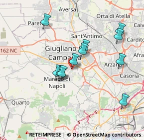 Mappa Via Mercato Ittico, 80018 Mugnano di Napoli NA, Italia (3.57333)