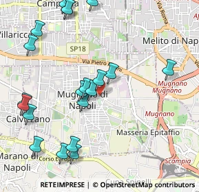 Mappa Via Mercato Ittico, 80018 Mugnano di Napoli NA, Italia (1.289)