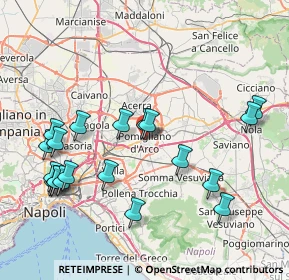 Mappa Via Vittorio Imbriani, 80038 Pomigliano d'Arco NA, Italia (9.5325)