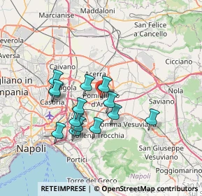 Mappa Via Vittorio Imbriani, 80038 Pomigliano d'Arco NA, Italia (6.54643)