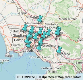 Mappa Via Vittorio Imbriani, 80038 Pomigliano d'Arco NA, Italia (10.12765)