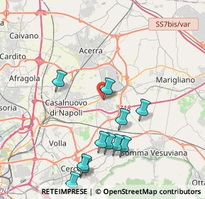 Mappa Via Vittorio Imbriani, 80038 Pomigliano d'Arco NA, Italia (4.57818)