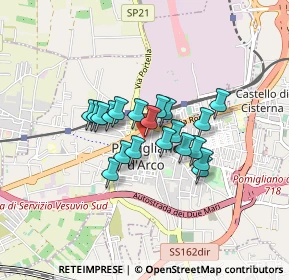 Mappa Via Vittorio Imbriani, 80038 Pomigliano d'Arco NA, Italia (0.599)