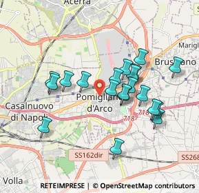 Mappa Via Vittorio Imbriani, 80038 Pomigliano d'Arco NA, Italia (1.7325)