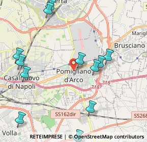 Mappa Via Vittorio Imbriani, 80038 Pomigliano d'Arco NA, Italia (2.70167)