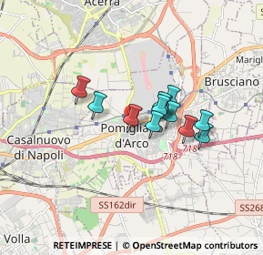 Mappa Via Vittorio Imbriani, 80038 Pomigliano d'Arco NA, Italia (1.24833)