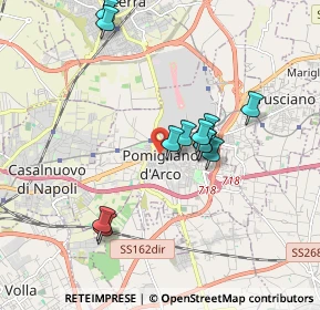 Mappa Via Vittorio Imbriani, 80038 Pomigliano d'Arco NA, Italia (1.74833)