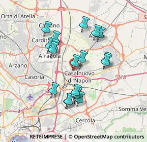 Mappa Via E. De Filippo, 80013 Casalnuovo di Napoli NA, Italia (3.50167)