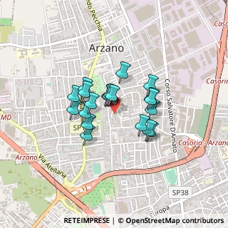 Mappa Via Pablo Picasso, 80022 Arzano NA, Italia (0.319)