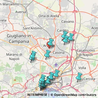 Mappa Via Pablo Picasso, 80022 Arzano NA, Italia (5.733)