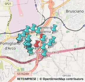 Mappa Via Martin Luther King, 80038 Pomigliano d'Arco NA, Italia (0.765)