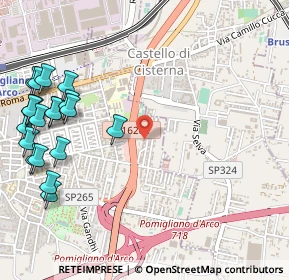Mappa Via Martin Luther King, 80038 Pomigliano d'Arco NA, Italia (0.762)